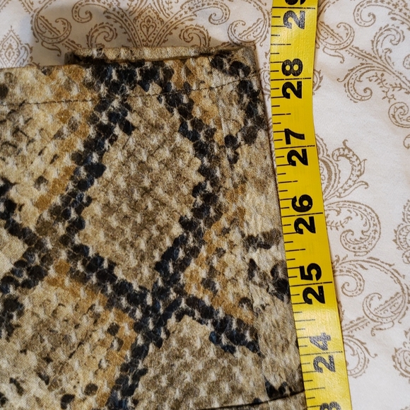 STQ golden snakeskin print trousers - Picture 12 of 14